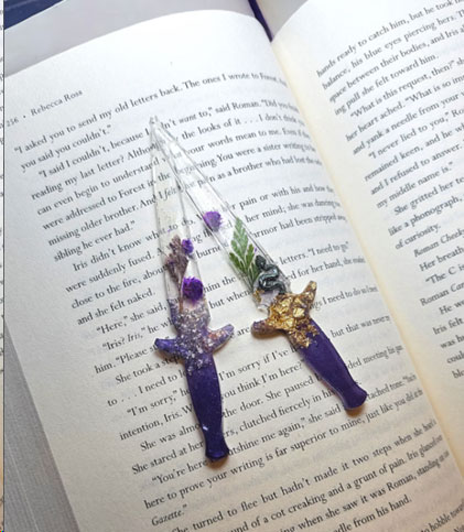 photo: dagger bookmarks