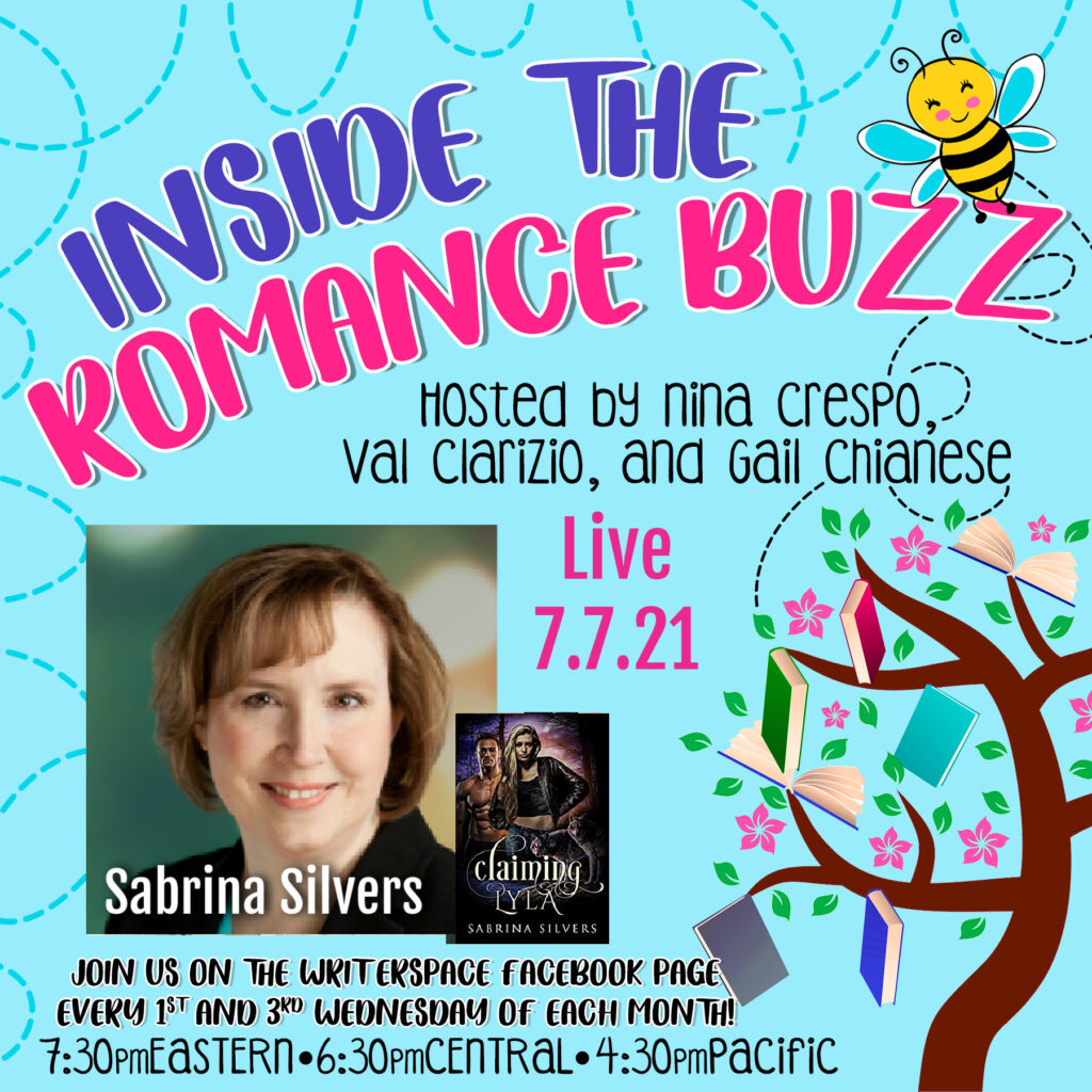 Inside The Romance Buzz Live Chat With Sabrina Silvers Writerspace